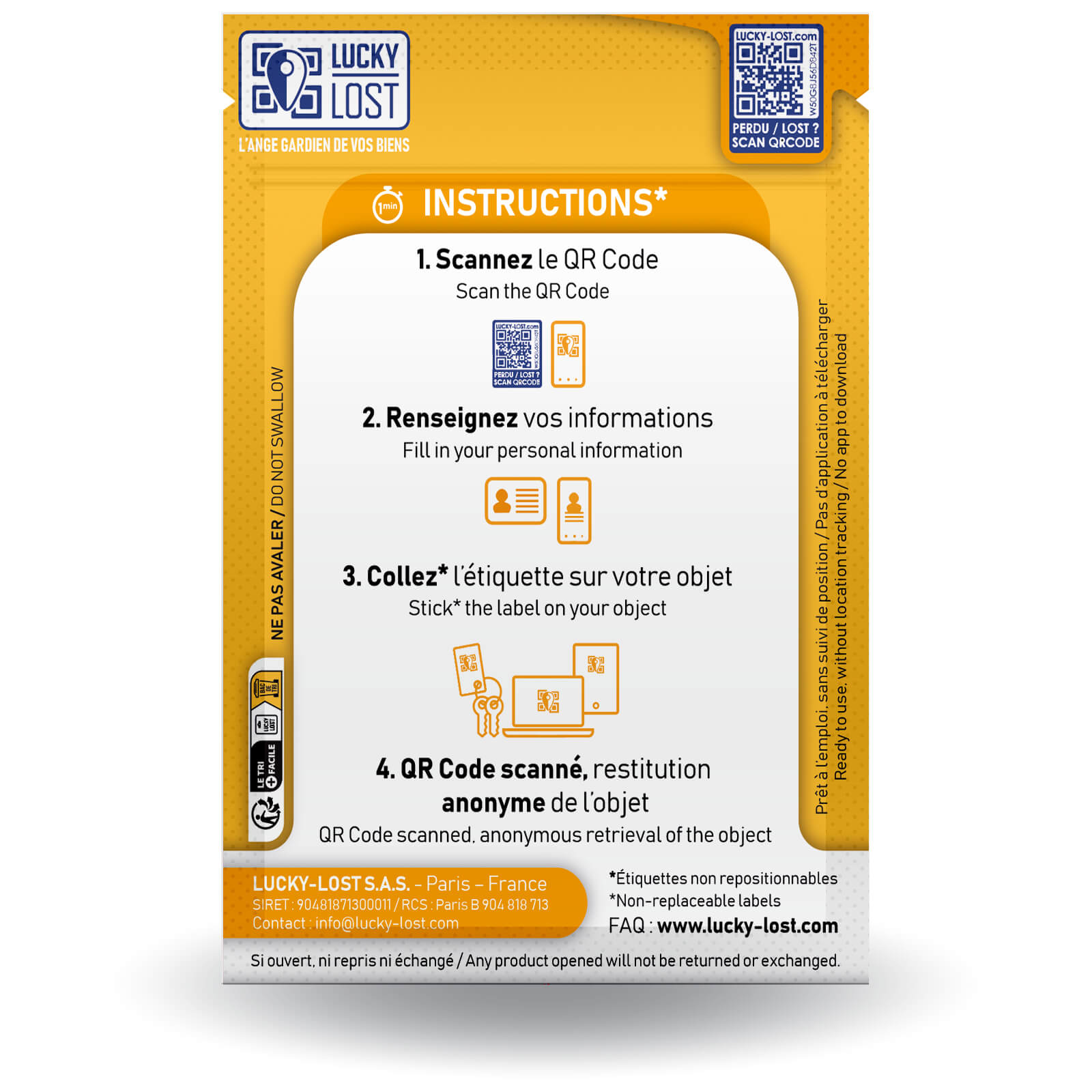 2 Médailles Pour Chien Avec Code QR - Étiquettes Anti-perte Intelligentes Sans Abonnement - Noir Et Blanc - Pour Chiens Et Chats